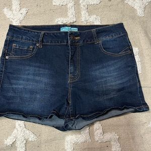 Wax Jean Shorts
